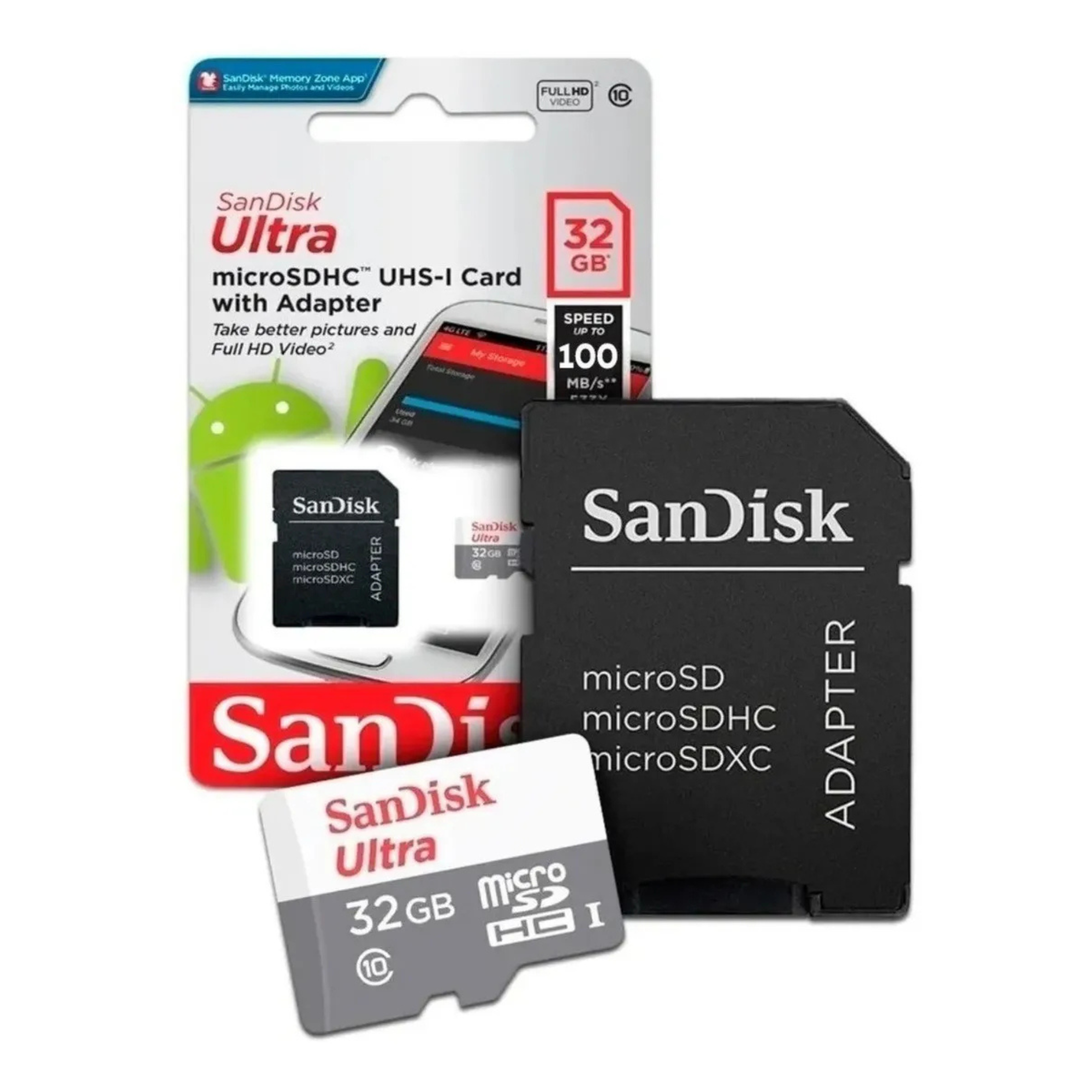 Cartão de Memória SanDisk 32GB Classe 10 MicroSDHC com Adaptador - Imagem 4
