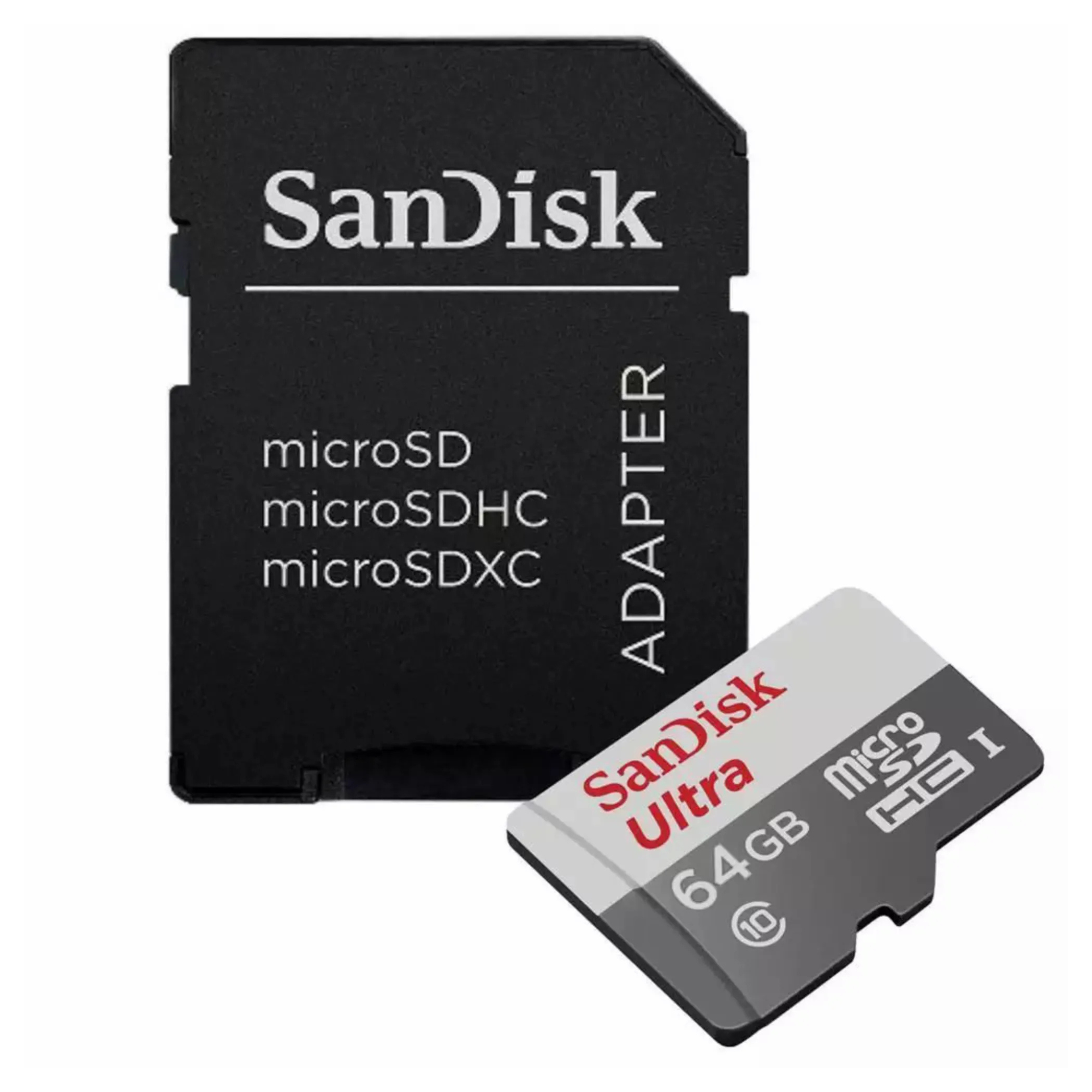 Cartão de Memória SanDisk 64GB Classe 10 MicroSDHC com Adaptador - Imagem 3