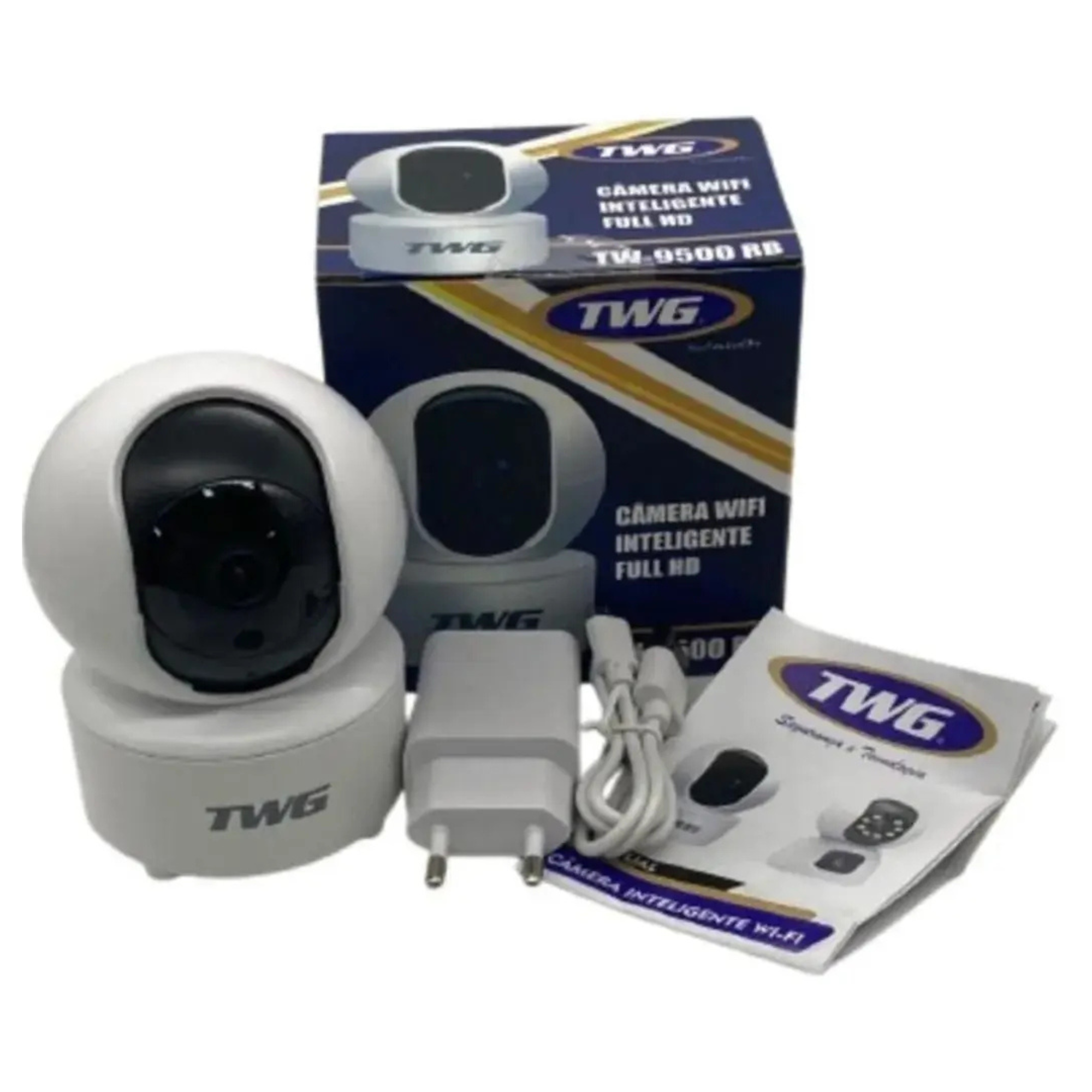 Câmera de Segurança WiFi Robozinho Speed TWG 9500 RB Rotação 360° Visão Noturna - Imagem 5