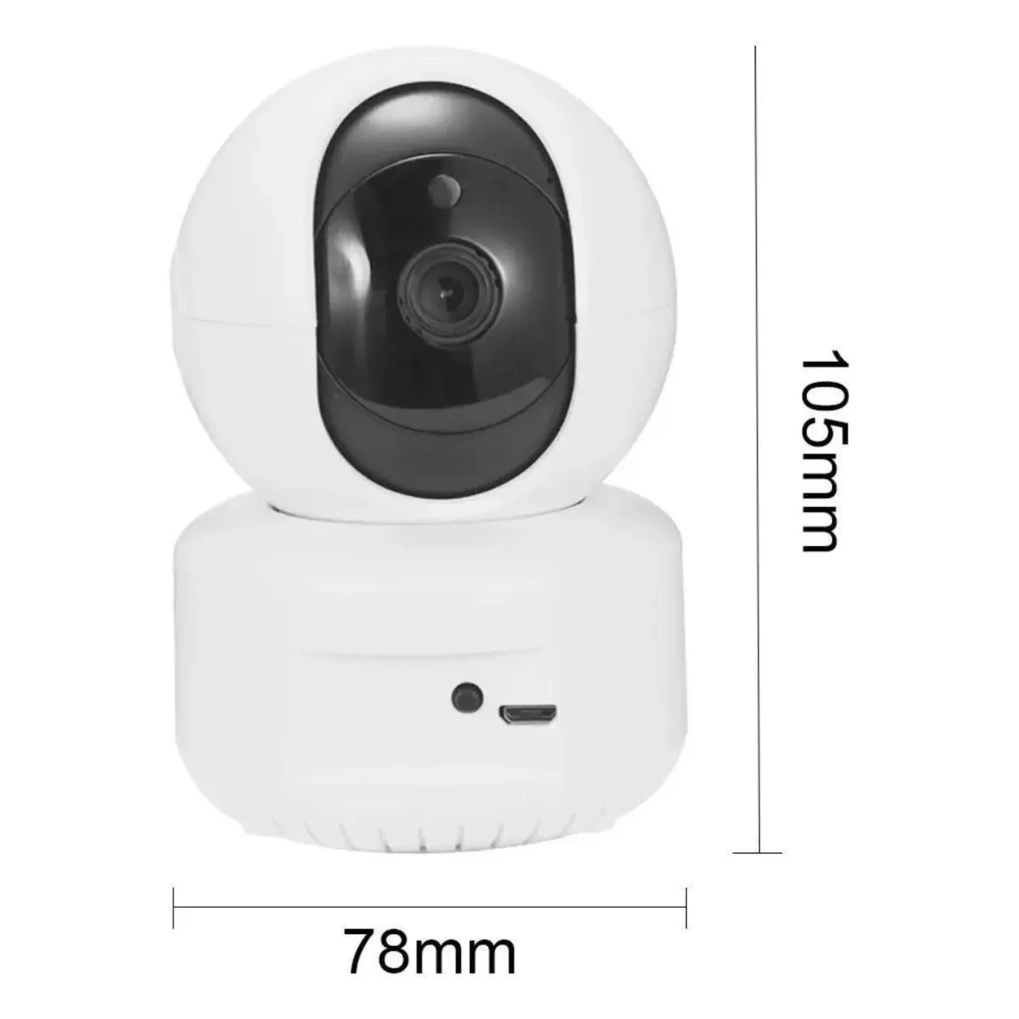 Câmera de Segurança WiFi Robozinho Speed TWG 9500 RB Rotação 360° Visão Noturna - Imagem 7